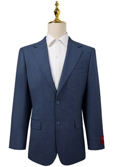 Black Herringbone Bresciani Modern Fit Suit 
