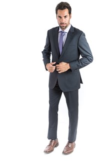 Bresciani Modern Fit Charcoal Suit