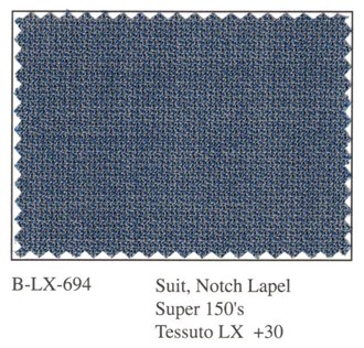 Blue Texture Bresciani Modern Fit Suit 