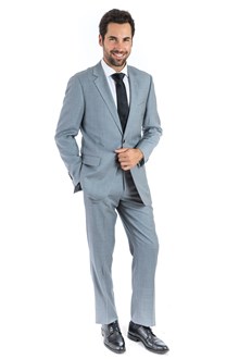 Bresciani Modern Fit Lite Grey Suit