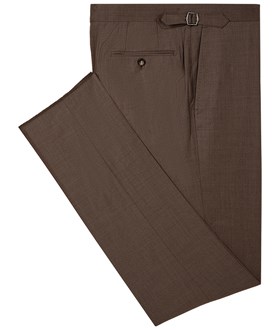 Chestnut Brown- Bresciani Modern Fit Pants 