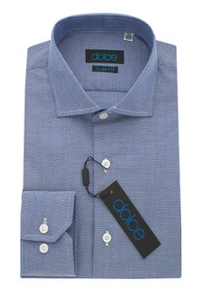 Blue & White Dolce Slim Fit Shirt