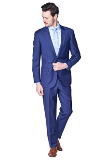 Bresciani Slim Fit Beautiful Blue Suit
