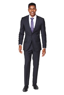 G. Bresciani Slim Fit Charcoal Suit