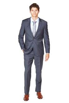 G. Bresciani Slim Fit Medium Grey Suit