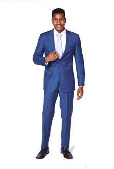 G. Bresciani Slim Fit Royal Blue Suit