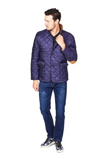 Blue Quilted RGB Coat Jacket