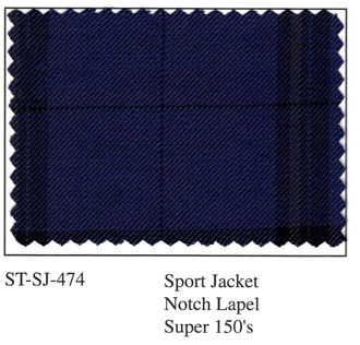 Blue & Pink Check Sartoria Tosi Sport Jacket