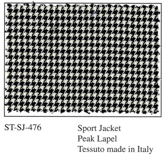 Black & White Houndstooth Sartoria Tosi Sport Jacket
