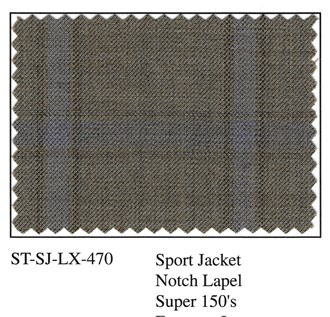 Beige/Lavender Check Sartoria Tosi Sport Jacket
