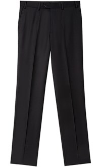 Sartoria Tosi Solid Black Pants