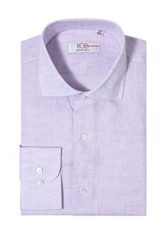 RGB Pure Linen Shirt- Lavender