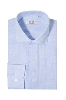 RGB Pure Linen Shirt- Lite Blue